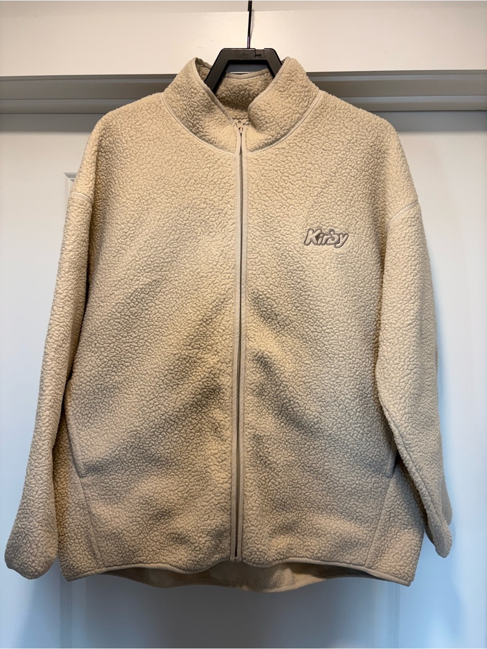 Kirby Women's Cream Sherpa Zip-Up Jacket